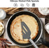 Silicone Cooking Spatula Turner, Heat Resistant Large Silicone Slotted Spatula Solid Spatulas for Nonstick Cookware, BPA Free Black Silicone Kitch...