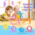 Robot Fidget Toys for Kids : 4 Pack LED Robotic Pop Tubes Telescopic Suction Cup Sensory Toy for 2 3 4 5 6 7 8 Year Old Boys Girls Christmas Birth...