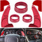 For Dodge Challenger Charger 2015-2024 Interior Accessories Decoration Steering Wheel Shift Paddle Extended Trim Cover+Air Conditioner Switch CD B...