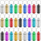 27 Pieces Christmas Pill Container Waterproof Pill Case Aluminum Pill Holders Aluminum Pill Case Keychain Pill Bottles with Keychain for Daily Use...