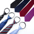 Geyoga 8 Pieces Zipper Tie for Men Pre tied Necktie Zip Tie for Men Boys...