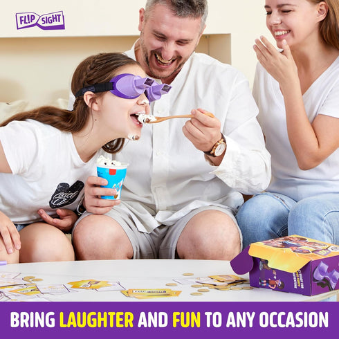 FlipSight Upside Down Goggles Challenge Family Game for Kids and Adults - Fun Kids Games for Boys & Girls 8-12 - Funny Game Night - Gifts for 9 Ye...