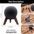 Real wood stand for Homepod mini(2020 released), wooden holder tripod with metal frame,safe stable Mount with anti-slip silicone pad protects home...