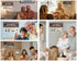 Grandparents Gifts from Grandchildren, Side by Side or Miles Apart Grandkids Photo Holder, Great Grandparents Day or Christmas Birthday Gifts for ...