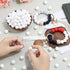 70Pcs Silicone Beads, 15mm White Silicone Beads Bulk for Keychain Making Rubber Round Silicone Beads for DIY Bracelets and Necklace Crafts Making ...
