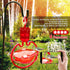 ORIENTOOLS Hummingbird Feeders for Outdoors Hanging 9.5 oz Plastic Humming Birds Feeders with Ant Moat friendly to nature and Wild Birds with 4 Fl...