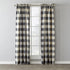 SKL Home Grandin Curtain Panel, 52" x 95", Black/Natura...