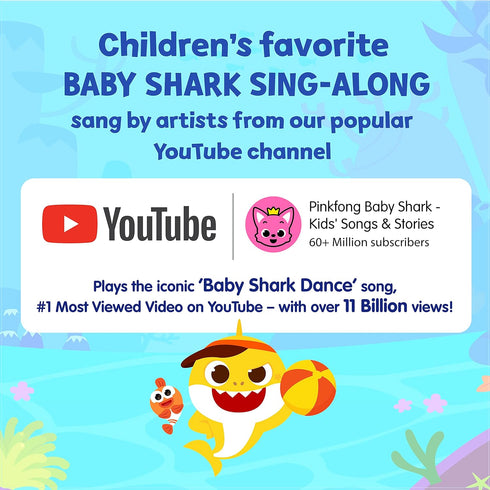 Baby Shark My First Friend 3 Button Sound Book with Handle, Children's Sound Books, Interactive Learning Books for Toddlers, Learning & Education ...