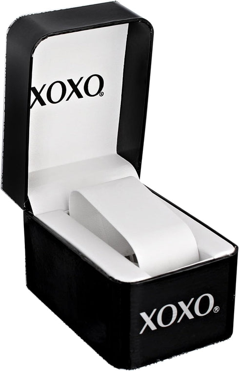 XOXO Women's Quartz Metal and Rubber Watch, Color:Black (Model: XO8101)...