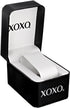 XOXO Women's Quartz Metal and Rubber Watch, Color:Black (Model: XO8101)...