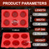 Jumbo Muffin Pan Silicone, European LFGB Cupcake Pan 6 Cups, Non-Stick Deep Cupcake Baking Pan, Silicone Large Muffin Molds, Muffin Tins BPA Free,...