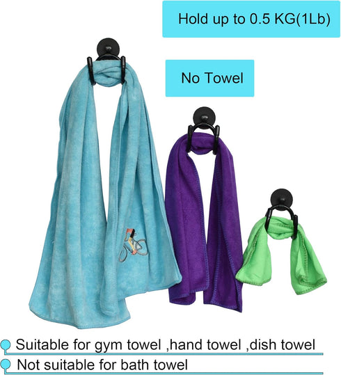YYST MINI Magnetic Towel Hook Hanger Rack for Kitchen Dish,Sports, Hand Gym, etc- Hold up to 0.5 Lb- No Towels Included (1)...