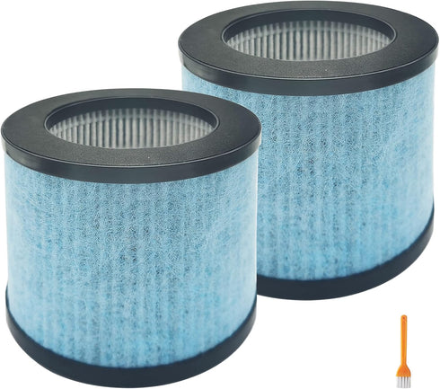 Compatible with TOPPIN TPAP002 HEPA Comfy Air C1, Part # TPFF002,4in1 H13 High-Efficiency HEPA Filters,TPAP002(2 Packs)...