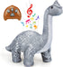 TOY Life Remote Control Dinosaur Toys for Kids 3 4 5 6 7+, Electronic Walking Dinosaur Toys, Brontosaurus Plush Dinosaur Toys, Dinosaur Stuffed An...