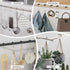 Amazer Black Shower Curtain Hooks, Decorative Rust Proof Acrylic Balls Shower Curtain Hooks, Stainless Steel Shower Hooks for Shower Curtain Bathr...