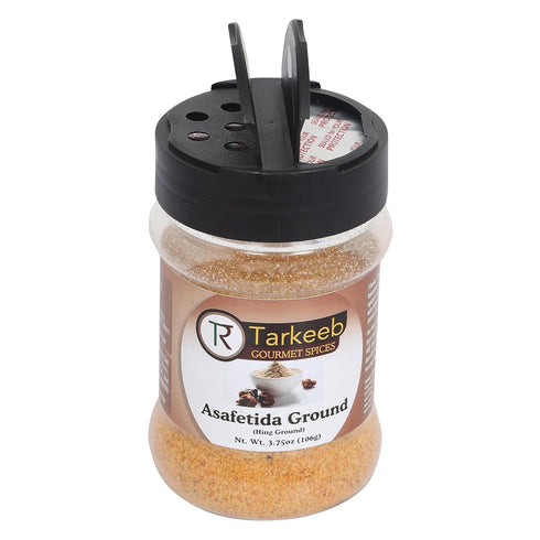Tarkeeb Asafetida (Hing) Ground 3.75oz (106g) Shaker Top PET Jar ~ All Natural | Salt Free | Vegan | Non-GMO | Asafoetida Indian Spice | Best for ...