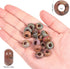 TUMBEELLUWA Natural Gemstone Beads for Jewelry Making, Rondelle Large Hole Loose Beads Pack of 15,Picasso Jasper(8x14 mm)...