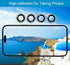 (3+1) Compatible with iPhone 15 Pro & iPhone 15 Pro Max Camera Lens Protector Glitter Bling, Tempered Glass Clear Camera Cover Screen Protector Ri...