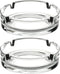 Fargus Glass Ashtrays for Cigarettes, Portable Decorative Modern Ashtray for Home Office Indoor Outdoor Patio Use, Fancy Cute Cool Ash Tray, Pack ...