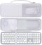 Aenllosi Hard Carrying Case Compatible with Apple Magic Keyboard with Numeric Keypad + Magic Mouse + Magic Trackpad...