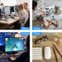 Funny Cat Mousepad, Round Mouse Pad with Stitched Edge Non-Slip Rubber Base, Office Gift Mouse Mat for Laptop Gaming Supplies, Don't Stress Mousep...