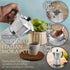 Mixpresso 3 Cup Moka Pot Cuban Coffee Maker, Moka Pot for Gas, Electric Stove Top, Classic Italian Coffee Maker, Stovetop Espresso Maker, Camping ...
