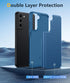 JXVM for Samsung Galaxy S21 FE Case: Dual Layer Protective Heavy Duty Cell Phone Cover Shockproof Rugged with Non Slip Textured Back - Military Pr...