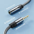 KabelDirekt – Headset Extension Cable – 10ft – Headphone Extension Cord with Break-Proof Metal Plug for Gaming Headsets & Headphones with Micropho...
