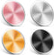 Giantree Mount Metal Plates for Magnetic Car Mount, 4 Pack Replacement Round Patch of Magnetic Cell Phone Mount Universal Circular Metal Disc with...