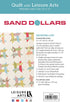 Leisure Arts Sand Dollars Quilting Pattern...