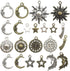 100g (About 80pcs) Craft Supplies Celestial Collection Charms Pendants for Crafting, Jewelry Findings Making Accessory for DIY Necklace Bracelet (...