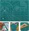 Self Healing Cutting Mat, A4 Self Healing Sewing Mat, Double Sided Quilting Craft Cutting Board for Hobby, Green Fabric Cutting Mat for Craft Art ...