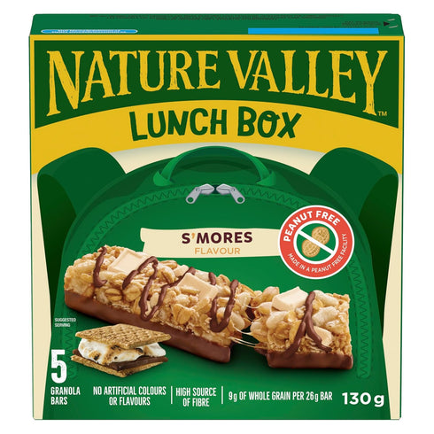 NATURE VALLEY, Lunchbox S'mores Granola Bars, 130g/4.6oz, (Imported from Canada)...