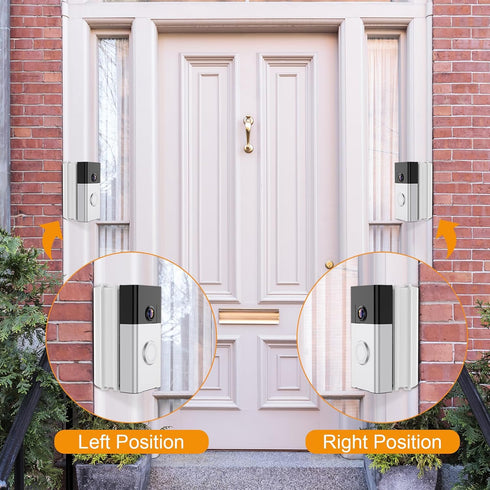 NANW Adjustable 30 to 55 Degree Doorbell Angle Mount Compatible with Video Doorbell 1/2/3/4/Wired/Pro/(2020 Release), Doorbell Camera Mount Holder...