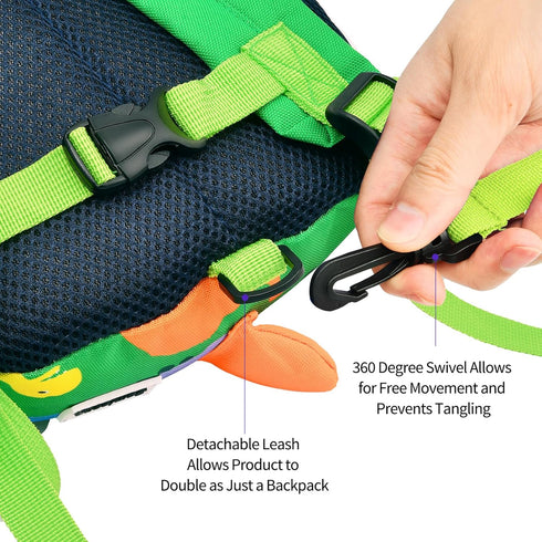 Backpack Leash for Toddlers, Kids Children Nursery Preschool Anti Lost Safety Toddler Leash with Harness Backpacks...