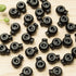 J.CARP 30Pcs Ball Shape Plastic Cord Locks End Spring Toggle Stopper, Single Hole Elastic Cord Adjuster, Suit for Hat Straps, Drawstrings, Bags, S...