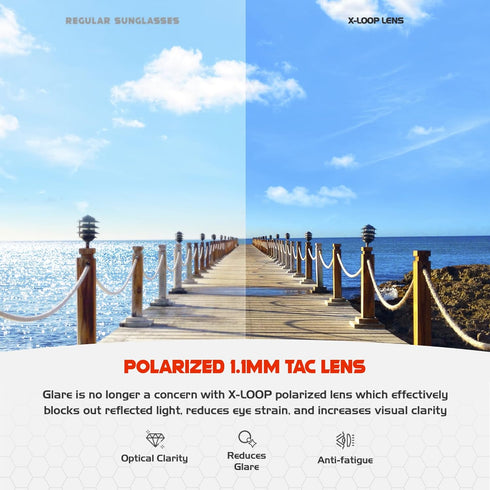 Polarized Sports Sunglasses for Men - UV400 Baseball Running Cycling Golf Glasses...