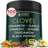 7in1 Clove Supplement Rich in Vitamins & Minerals for Digestive, Immune System, Bone & Heart Health with Cinnamon, Turmeric, Ginger, Cardamom, Gar...
