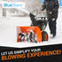 BlueStars 784-5580 Snow Thrower Plastic Slide Shoe Skid Shoes with Mounting Hardware - for MTD Cub Cadet Yardman 2-Stage Snow Blowers - Replaces 7...