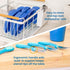 ECR4Kids My First Meal Pal Combo Set, Children's Tableware, Blue, 15-Piece...