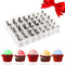 48-Piece Numbered Piping Tips, Cookie Icing Tips, Cookie Decorating Kit, Cake Decorating Tips for Cupcakes Cookies, Cake Supply Master Decorating ...