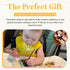 PARKER & ELOWYN Soft Waterproof Silicone Bib Set of 2, Unisex Baby Toddler, BPA free, Non-Toxic, Food Catcher, Easy Clean...