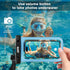 JOTO Universal Waterproof Phone Pouch Cellphone Dry Bag Case for iPhone 15 14 13 12 11 Pro Max 8 7, Galaxy S23 S22 S21, Pixel up to 7" -Blue...