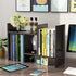 Desktop Bookshelf Storage Organizer Adjustable Wood Desktop Display Shelf Rack Counter Office Storage Rack Top Bookcase - Free Style Display Natur...