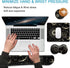 Keyboard Wrist Rest Support + Mouse Pad + Mouse Wrist Rest + Coaster, 4 PCS Set Ergonomic Memory Foam Mousepad with Durable Anti-Slip Rubber Base ...