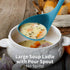 Zulay Kitchen Soup Ladle – Ergonomic, Heat-Resistant & Versatile for Serving Soup, Chili, Gravy & More - Sky Blue...