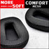 Ear Pads Compatible with B450-XT B550-XT Headset I with Microphone Foam (Breathable Mesh)...