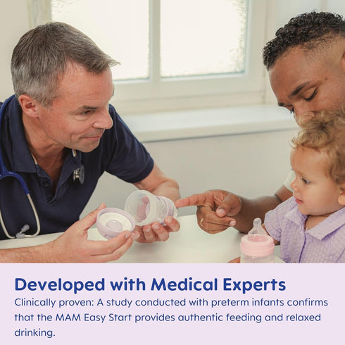 MAM 5oz Easy Start Anti-Colic Baby Bottles, Slow Flow, Breastfeeding-Like Silicone Nipple Bottle, Reduces Colic, Gas, & Reflux, Easy-to-Clean, BPA...