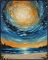 Posterizer 1 pcs- starry night inspired landscapes-nature-oil painting style 2-Landscape & Nature Art-Floral Botanical Art- Decor for Home & Offic...