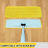 8 Pack Microfiber Spray Mop Replacement Heads for Wet/Dry Mops Reusable Replacement Refills Fits for Bona Hardwood Floor Replacement Cleaning Head...